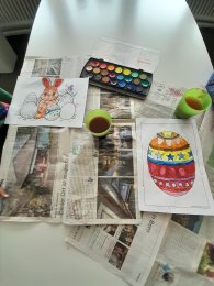 Fotogalerie Tagesschule - Basteleien, der Jahreszeit entsprechend.